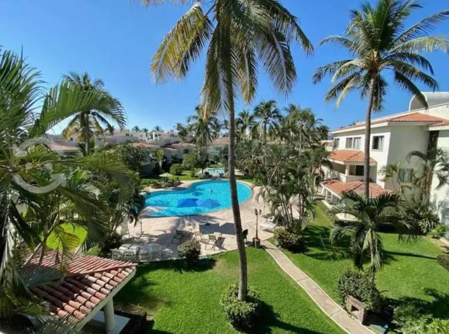 Hermoso Apartamento En Manzanillo Con Alberca Y Cancha De Tenis, Ideal Para Relajarse Y Disfrutar De Una Escapada Tranquila En El Paraiso Tropical Экстерьер фото